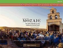 Tablet Screenshot of festivalmozaic.com